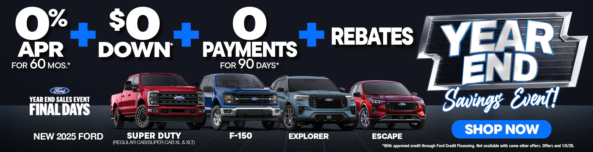 Year End Savings End